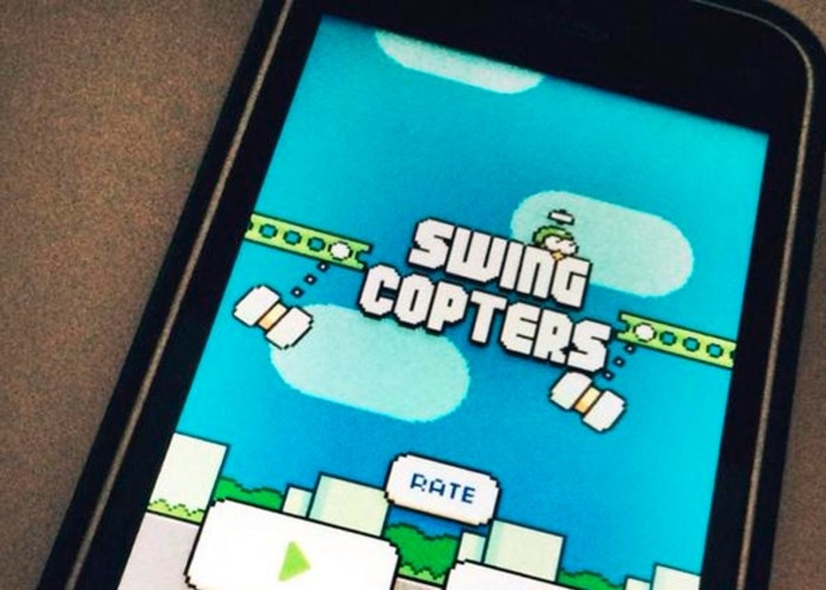 Swing Copters, el nuevo juego de Dong Nguyen (Flappy Bird)