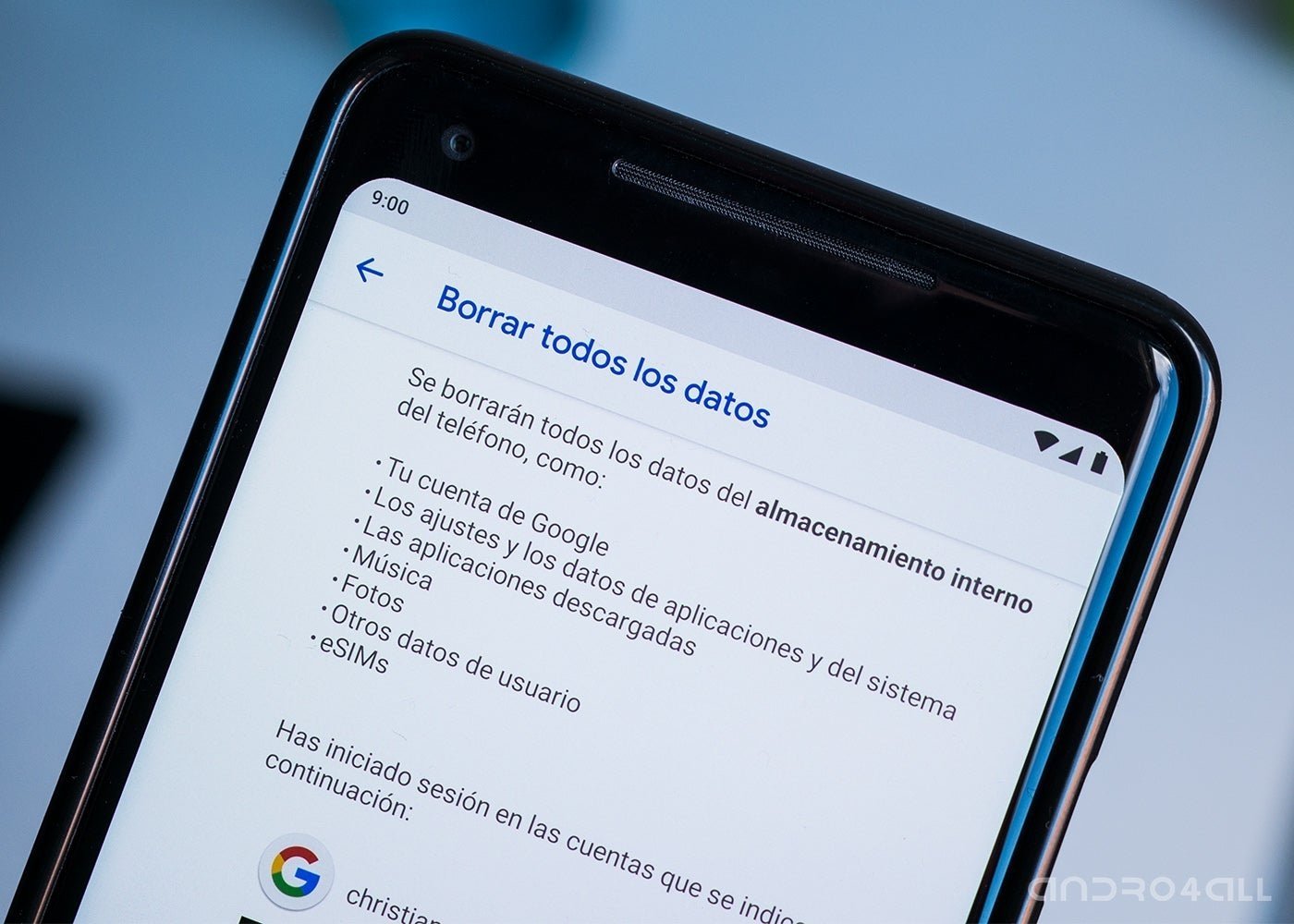 FOrmatear Android
