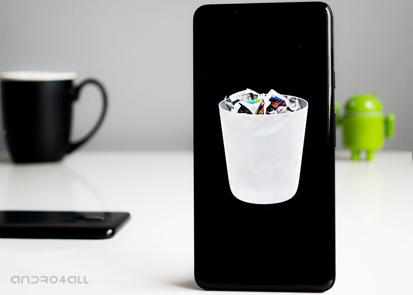 Papelera de reciclaje en Android