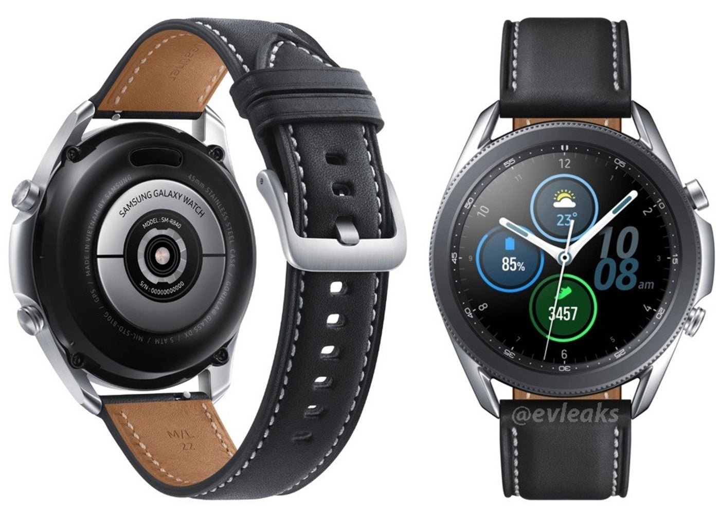 Samsung Galaxy Watch 3: primera imagen oficial filtrada