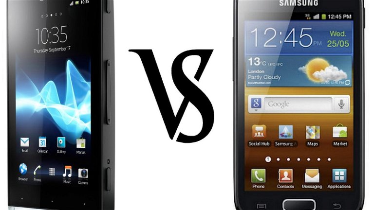 Duelo en la nueva gama media, Sony Xperia U Vs Samsung Galaxy Ace 2