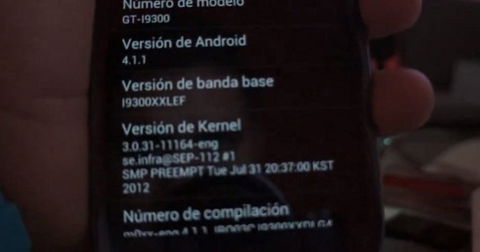 La actualización a Jelly Bean para el Samsung Galaxy S III podría llegar el 29 de agosto