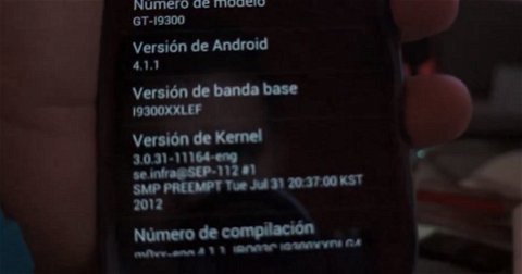 Aparece un vídeo en el que se muestra Jelly Bean en un Samsung Galaxy S III