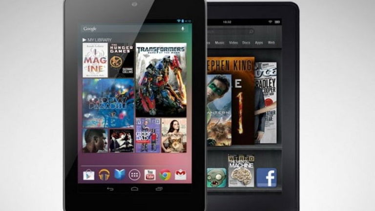 Comparamos la tablet de Google Nexus 7 con las Kindle de Amazon