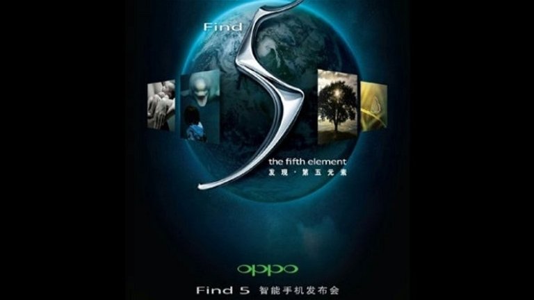 Oppo Find 5 o "el quinto elemento", quad-core Full HD que verá la luz en China el 12/12/2012