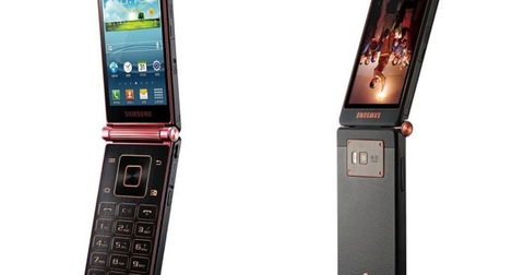 Samsung lanza al mercado un curioso smartphone de cuatro núcleos plegable