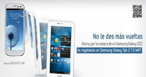 ¡Oferta! Samsung España regala una Galaxy Tab 2 por la compra de un Galaxy S III