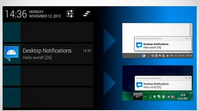 Recibe notificaciones de tu dispositivo Android en tu ordenador