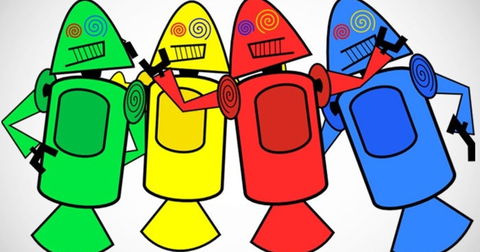 Las primeras propuestas de logotipos de Android por Dan Morrill