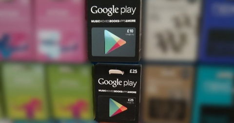 Las tarjetas de Google Play ya están disponibles para comprar en el Reino Unido