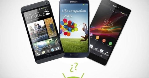 HTC One, Samsung Galaxy S 4 o Sony Xperia Z, esa es la cuestión