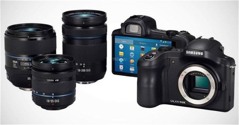 Samsung presenta la Samsung Galaxy NX, una cámara de objetivos intercambiables con Android