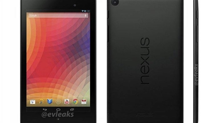 Aparece filtrada la primera imagen de prensa de la nueva Nexus 7