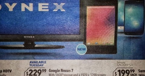 La nueva Nexus 7 aparece en el catálogo de Best Buy con algunas especificaciones