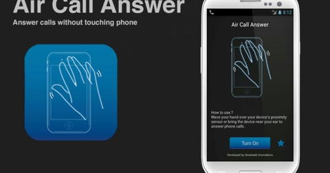 Responde a tus llamadas con un gesto sin necesidad de tocar tu teléfono con Air Call Answer