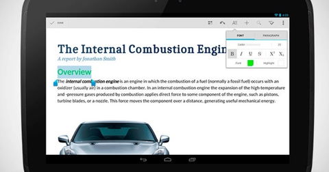 Quickoffice ahora es gratuita para todos y viene con 10 GB de regalo en Google Drive