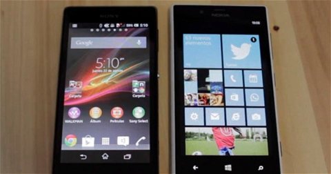 Duelo en la gama media: Sony Xperia L frente al Nokia Lumia 720 en vídeo