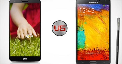 Enfrentamos el LG G2 y el Samsung Galaxy Note 3 en un intenso vídeo