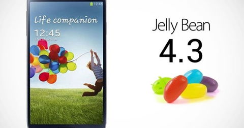 Android Jelly Bean 4.3 comienza a llegar oficialmente al Samsung Galaxy S4