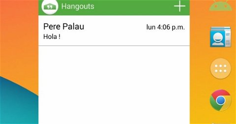 Visualiza los mensajes de Hangouts en el escritorio gracias a Hangouts Widget