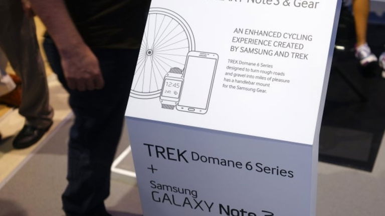 Samsung muestra en el CES 2014 un prototipo de bicicleta inteligente fabricada por Trek