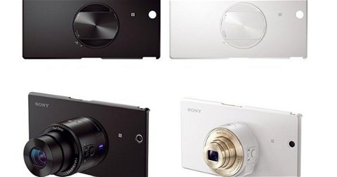 Carcasas oficiales de Sony para usar sus objetivos QX10 y QX100 en el Xperia Z Ultra