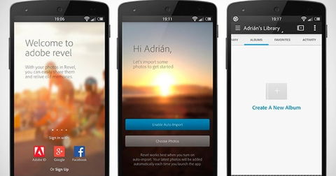 Adobe Revel llega a Google Play, otra alternativa para almacenar y compartir en la nube