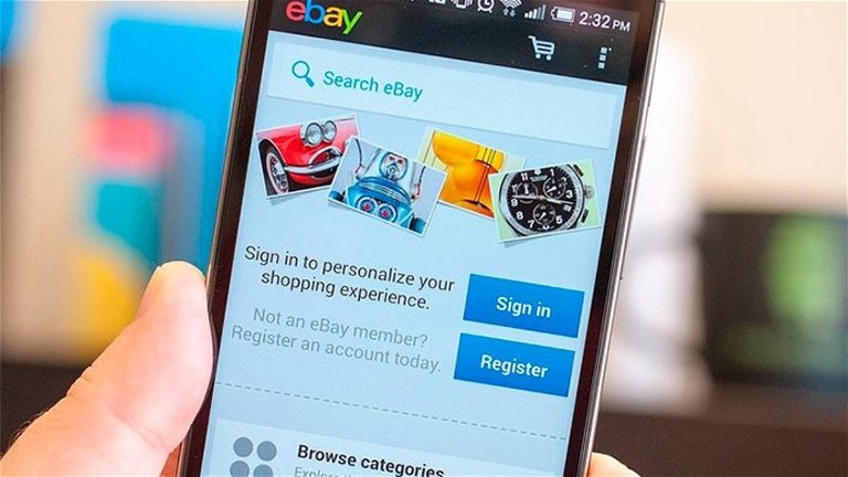 eBay se actualiza con una nueva interfaz y notificaciones activas
