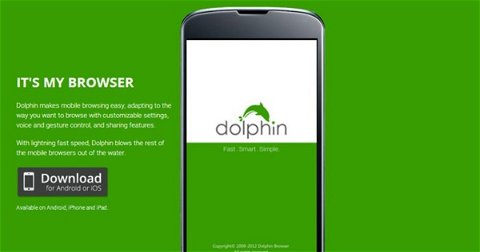 Dolphin Browser se actualiza con un lavado de cara en su interfaz de usuario