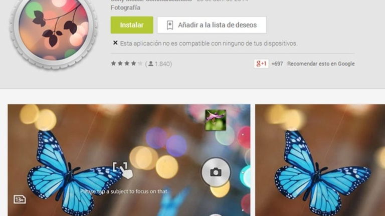 Descarga la aplicación de Fondo Desenfocado del Xperia Z2 en otros Xperia 