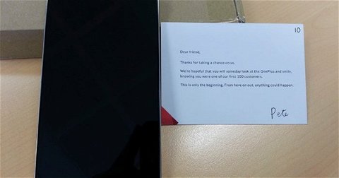OnePlus One, un usuario recibe una caja vacía