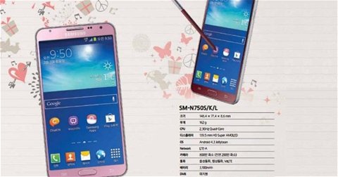 El Samsung Galaxy Note 3 Neo prepara su llegada en nuevos colores