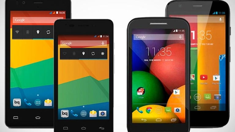 bq Aquaris E frente a Motorola Moto: lucha de poder desde la gama baja