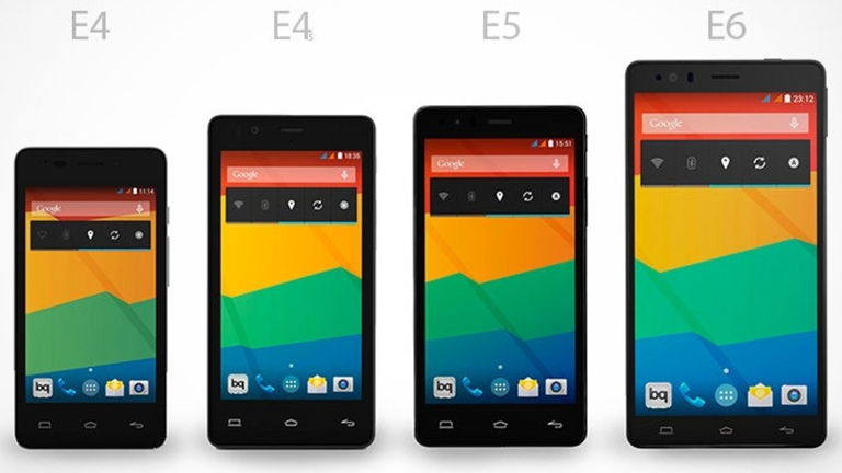 La familia Aquaris E de bq, ¿los nuevos reyes en ventas de Android en España?