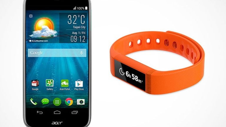 Acer Liquid Jade y Acer Liquid Leap, un smartphone de pantalla curvada y un wearable