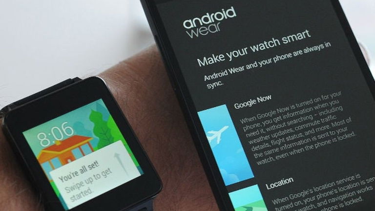 La aplicación de Android Wear se actualiza con soporte para luz ambiental