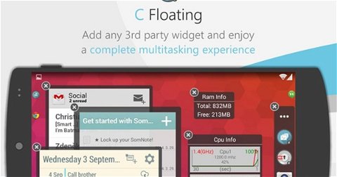 C Floating, saca provecho a la multitarea de tu Android
