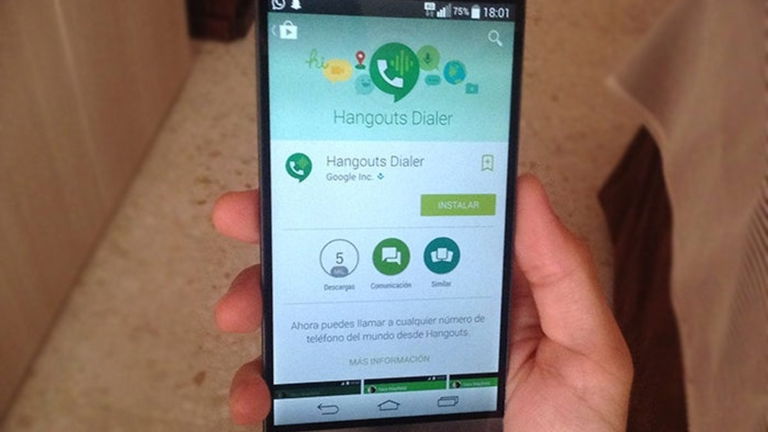 Hangouts nos permite realizar llamadas gratis de un minuto en 25 países