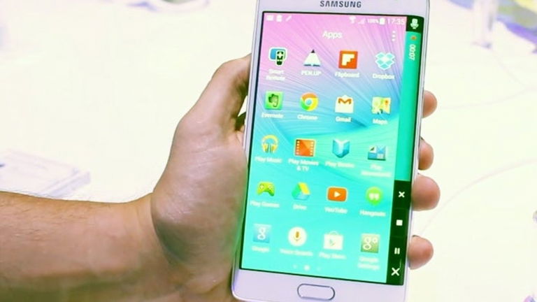 El Samsung Galaxy S6 Edge llegará con una pantalla doblemente curvada