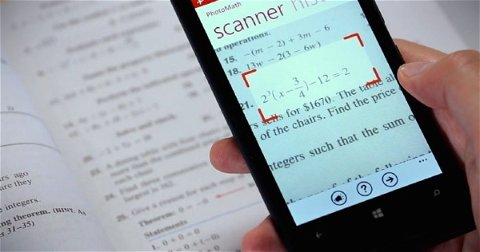 PhotoMath: Resuelve problemas matemáticos con la cámara del smartphone