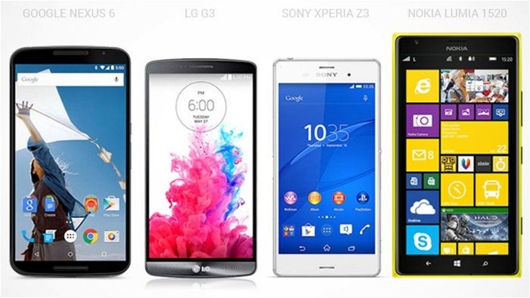Google Nexus 6 contra los mejores smartphones del mercado