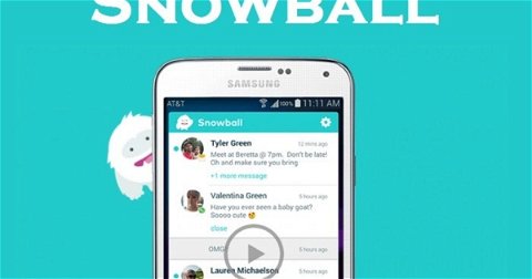 Todos los mensajes de todas las app de mensajería unidas en una sola, Snowball