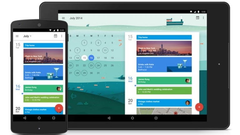 Nuevo e interesante diseño del calendario de Google