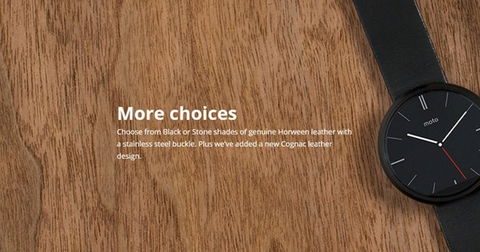 Ya a la venta las correas metálicas o piel para el Motorola Moto 360 en EEUU