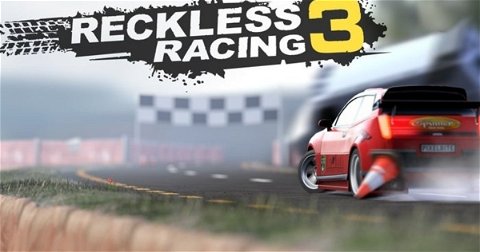 Carreras adictivas a vista de pájaro con Reckless Racing 3