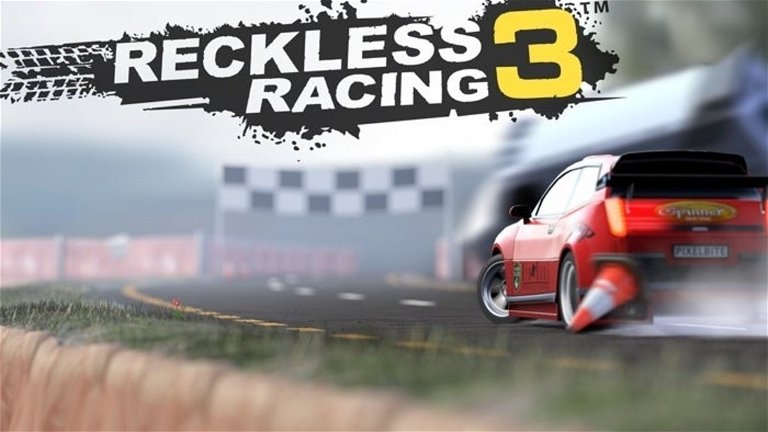 Carreras adictivas a vista de pájaro con Reckless Racing 3