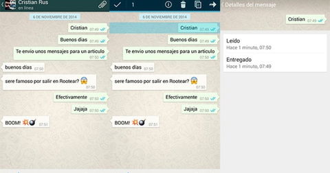 Qué significa el doble check azul de Whatsapp y cómo ver a qué hora se leyó el mensaje
