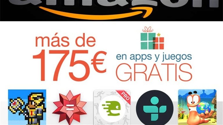 Amazon regala 175 euros en aplicaciones por Navidad
