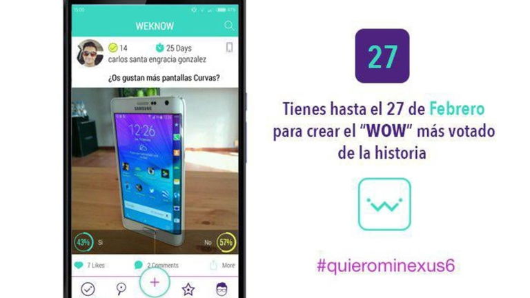 Llévate este nuevo Nexus 6 con Weknow y Andro4all, ¡fácil y sencillo!