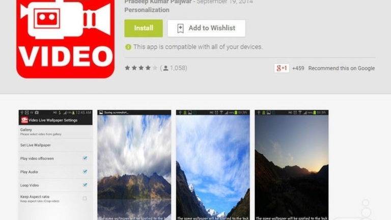 Cómo convertir cualquier vídeo en un fondo de pantalla animado con Video Live Wallpaper